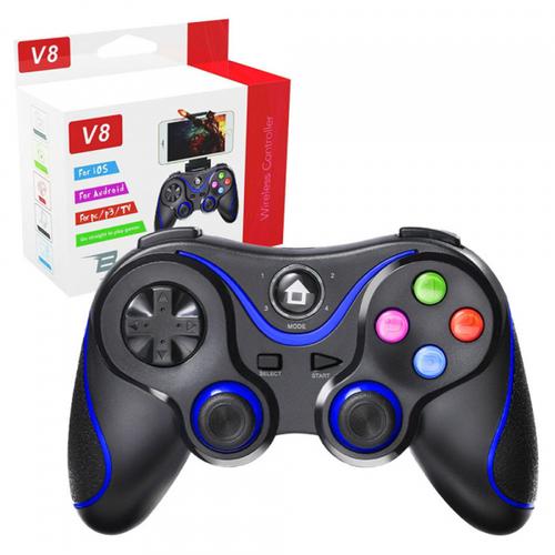 Controller Wireless Techsuit V8 (Albastru/Negru)