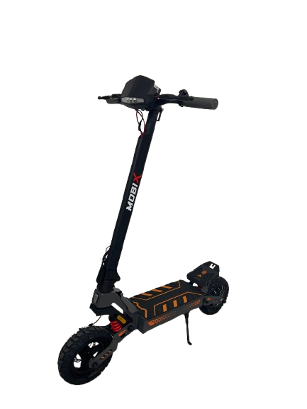 Trotineta electrica pliabila MOBIX F1, roti off-road 10inch, motor 800W, autonomie 45km, viteza maxima 25km/h, baterie 48V/15Ah (Negru)