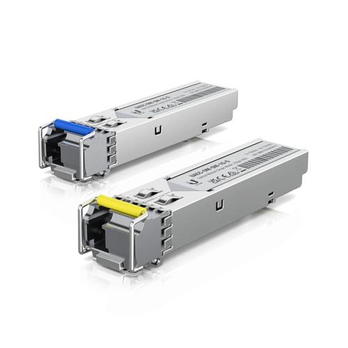 Set 20 module SFP Ubiquiti UACC-OM-SM-1G-S, Single-mode, Simplex LC, 1.25Gbps, 3km, inox