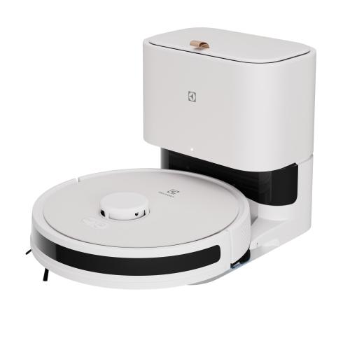 Aspirator robot Electrolux Seria 700 ER71UW2SW, aspirator si mop, statie automata de golire cu sac igienic Electrolux, 2,4l, tehnologie LiDAR, WI-FI, app Electrolux, 4000Pa, baterie 3200mAh, 46 Wh, 4 viteze, autonomie pana la 140 minute (Al
