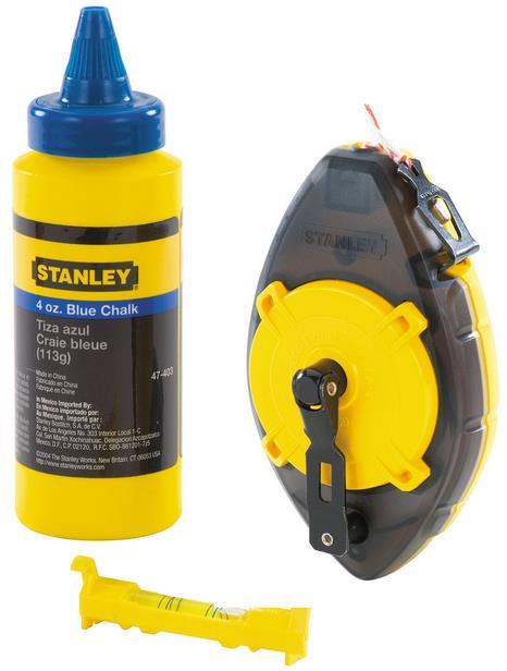 Sfoara de trasat PoerWinder 30 m + creta + nivela Stanley 0-47-465