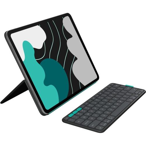 Husa cu tastatura Logitech Flip Folio 920-013388 pentru Apple iPad Pro si Air 13 (Negru)