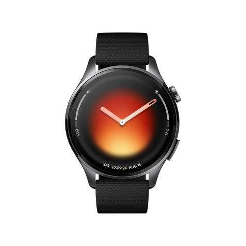 Smartwatch Xiaomi Watch 5, Ecran AMOLED 1.54inch, Wi-Fi, Bluetooth, 32GB Flash, GPS, WearOS, 5 ATM (Negru)