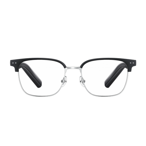 Ochelari Smart Xiaomi Mijia Smart Audio Glasses, Browline, Bluetooth, Anulare zgomot, IP54, Android/iOS (Negru)