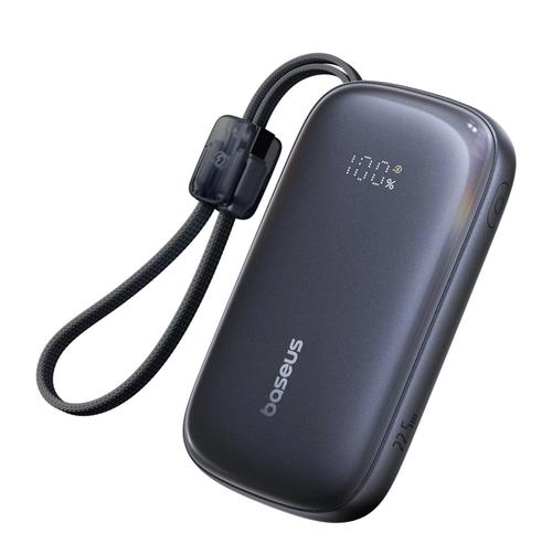 Baterie Externa Baseus EnerFill FC21 QPow 3 Ultra, 10000mAh, 22.5W, QC + PD, 1 x USB-A - 1 x USB-C (Negru)