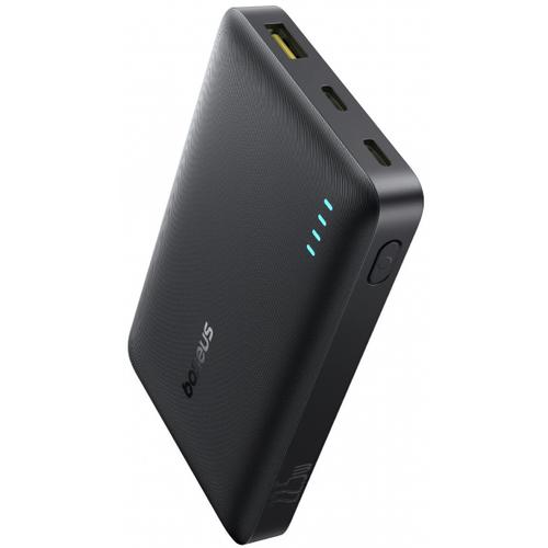 Baterie Externa Baseus EnerFill FP21, 10000mAh, 22.5W, QC + PD, 1 x USB-A - 2 x USB-C, P1008210D123-00 (Negru)