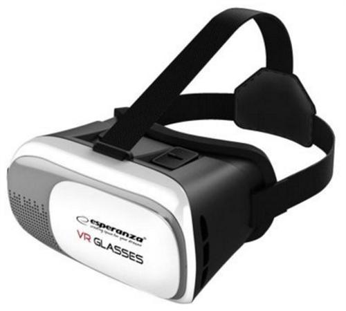 Ochelari VR Esperanza, pentru Telefoane de la 3inch pana la 6inch (Negru/Alb)
