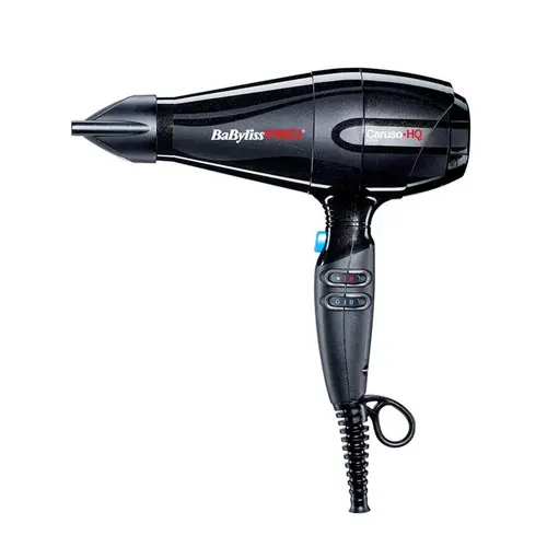 Uscator de par BabylissPRO CARUSO HQ 6970IE, 2400W, Ionic, Negru