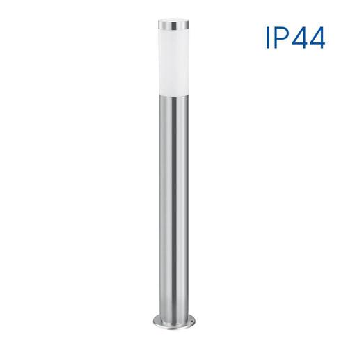 Stalp pentru iluminat exterior Vivalux TOKYO, E27, max. 1x60W, IP44, Ø76x800mm, Nichel, bec neinclus