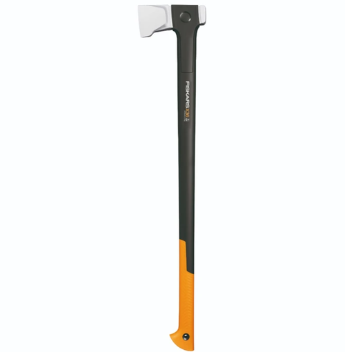 Topor pentru despicat lemne Fiskars 1069109, lama otel (Portocaliu/Negru)