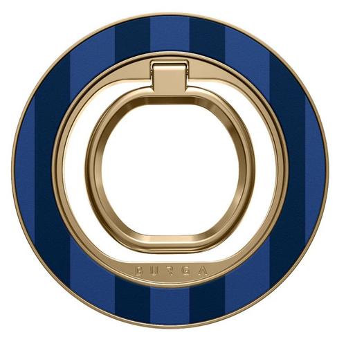 Inel magnetic Burga pentru telefon Focus On Gold (Albastru/Auriu)