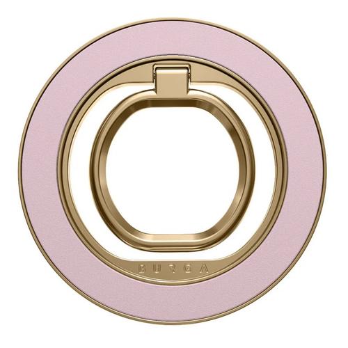 Inel magnetic Burga pentru telefon Your best Gold (Roz/Auriu)