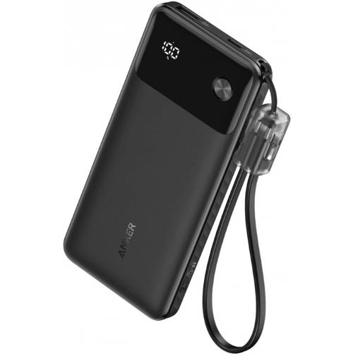Baterie Externa Anker A1388G11, 10000mAh, 22.5W, QC + PD, 1 x USB-A - 1 x USB-C (Negru)