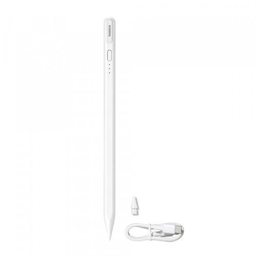 Touch Pen Baseus Smooth Writing 3 Series pentru Apple iPad, Versiune Activ, P80080805213-00 (Alb)