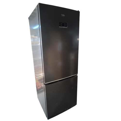 Combina frigorifica Beko B3RCNE564HXBR, 490 l, Clasa E, No Frost, AerFlow, HarvestFresh, H 192 cm (Negru/Inox)
