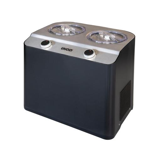 Masina inghetata Unold Doppio U48835, 2.4L, 250 W, Racire la -35 C, Timp de preparare 30 minute (Negru)
