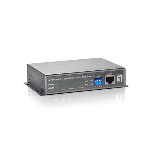Switch LevelOne FSW-0513, 4 porturi, PoE