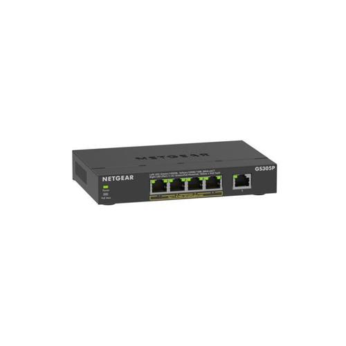 Switch Netgear GS305Pv3, 5 porturi (4 PoE+)