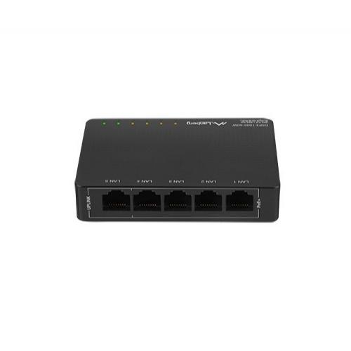 Switch Lanberg DSP3-1005-60W, 4 porturi, PoE