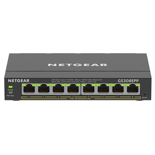 Switch Netgear GS308EPP, 8 porturi, PoE+