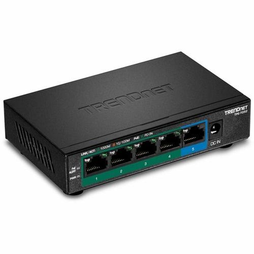 Switch TRENDnet TPE-TG52, 5 porturi, 32W, Gigabit, PoE+, Negru