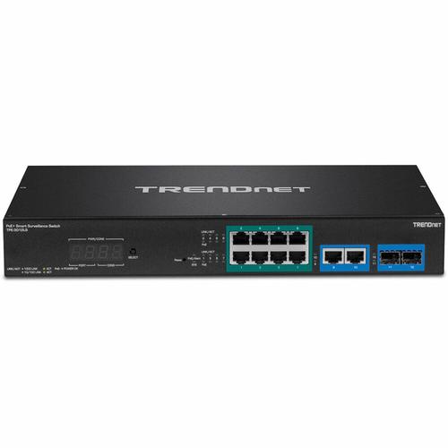 Switch cu management TRENDnet TPE-3012LS, RJ45, 12 porturi, 10W, Negru