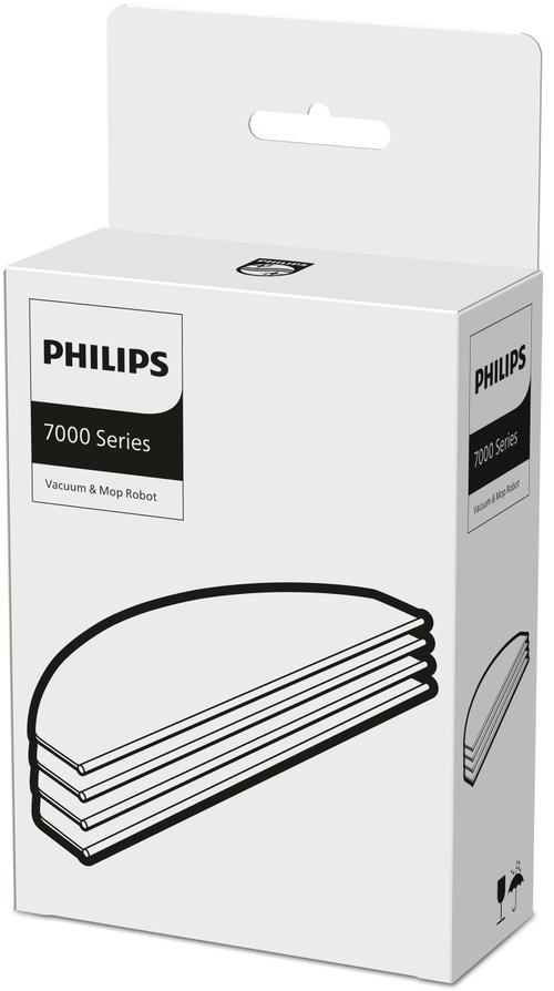 Lavete de Mop pentru Robot Aspirator Philips XV1470/00 Seria 7000, 4 bucati