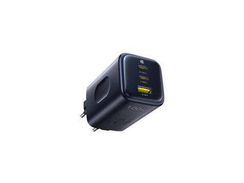 Incarcator retea Baseus PicoGo AE11, 100W, 1 x USB, 2 x USB Type-C (Negru)