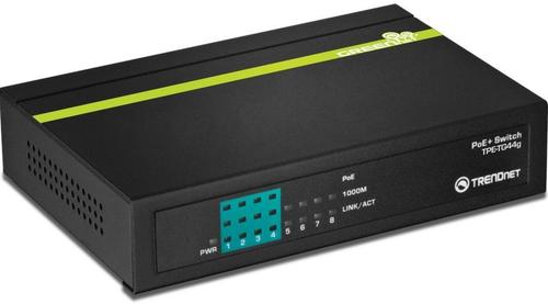 Switch TRENDnet TPE-TG44G, Gigabit, 8 Porturi, PoE+
