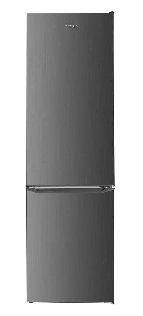 Combina frigorifica Tesla RC2600HXE, Clasa E, 262 l, Iluminare LED, H 180cm (Inox)