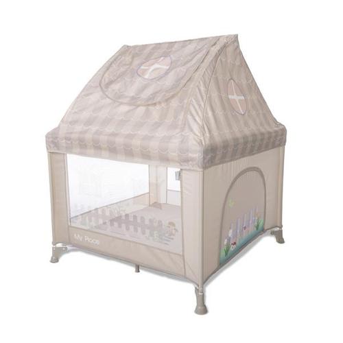 Tarc de joaca tip casuta Lorelli My Place, 100 x 100 x 125 cm, Bej