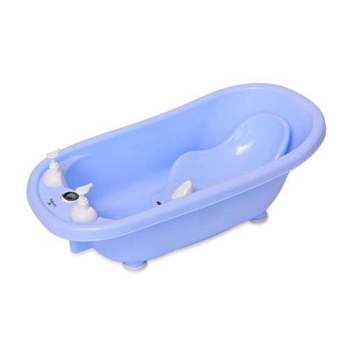 Set cadita Lorelli 88 cm cu termometru, reductor si accesorii, Albastru