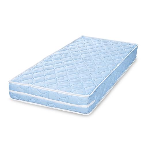Saltea pat Lorelli Relax, 70 x 140 x 12 cm, spuma elastica, Albastru