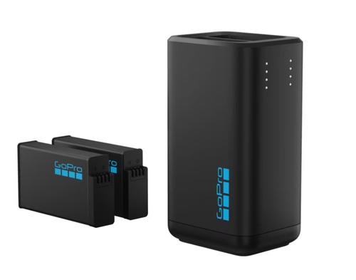 Incarcator dublu GoPro MAX 2 pentru baterii Enduro, 2 baterii incluse, AMDBD-001-EU (Negru)