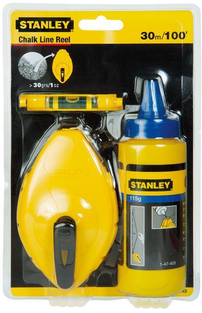 Set scule de trasat cu nivela Stanley 0-47-443