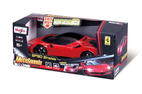 Masinuta cu sunete si lumini Maisto  Ferrari SF90 Stradale, 1 la 24