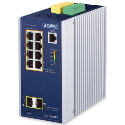 Switch Planet IGS-10020PT, 8 porturi, PoE