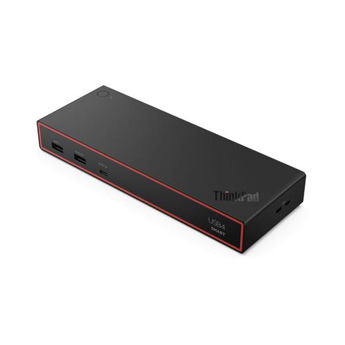 Docking station Lenovo ThinkPad USB4 Smart Dock 5500, 3xUSB-A, 2xUSB-C, 2xHDMI, 1xDisplayport, RJ45, Jack 3.5mm
