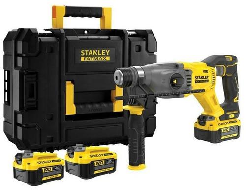 Ciocan rotopercutor Stanley SFMCH900M22-QW, 18 V, 1500 RPM, 2.0 J, 30 mm, 2 acumulatori, 4.0 Ah, valiza (Galben/Negru)