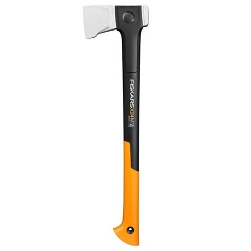 Topoare Fiskars X24, 60cm, design ergonomic, lama din otel dublu tratat, maner SoftGrip