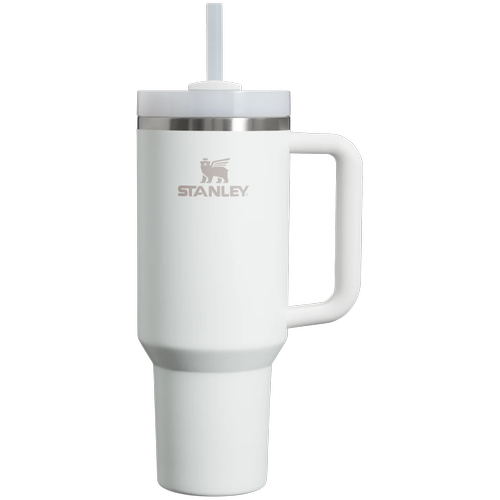Cana termos cu pai Stanley The Quencher H2.O FlowState Tumbler 1.18L, 10-10824-803, Alb
