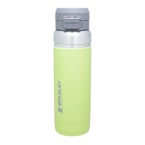 Sticla de apa Quick Flip, Stanley, Inox/Plastic, 1 l, Gri/Verde lime