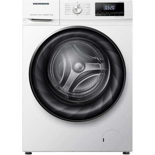 Masina de spalat rufe cu uscator Heinner HWDM-H9614A, 9 / 6 kg uscare, 1400 RPM, Motor inverter, Display LED, Clasa A (Alb)