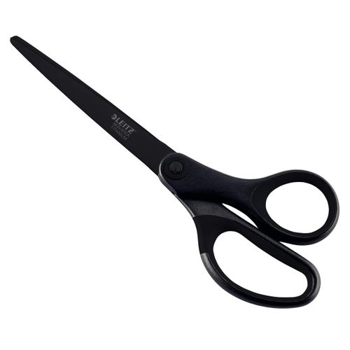 Foarfeca pentru birou LEITZ Titanium Non-stick, 180 mm, Negru