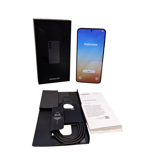 Telefon Mobil Samsung Galaxy S24+, Procesor Exynos 2400 Deca-Core, Dynamic AMOLED 2X 6.7, 12GB RAM, 512GB Flash, Camera Tripla 12 + 50 + 10 MP, Wi-Fi, 5G, Dual SIM, Android (Negru)