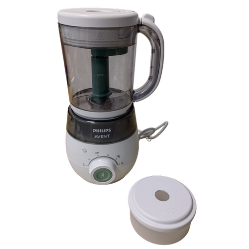 Aparat 4 in1 pentru prepararea hranei bebelusilor Philips Avent SCF885/01, 1 l, 400 W (Alb/Gri)