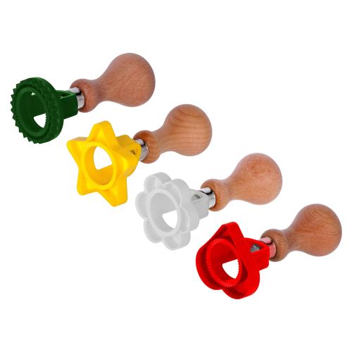 Set 4 cuttere ravioli, plastic POM - Zokura