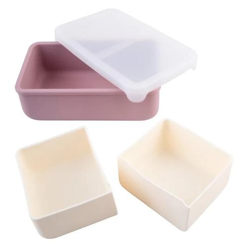 Cutie pranz Bento Melii, 700ml, 2 compartimente detasabile, silicon