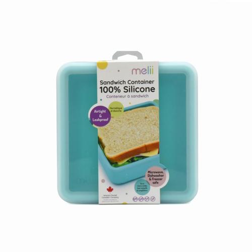 Recipient silicon pentru sandwich Melii, 790 ml, Albastru