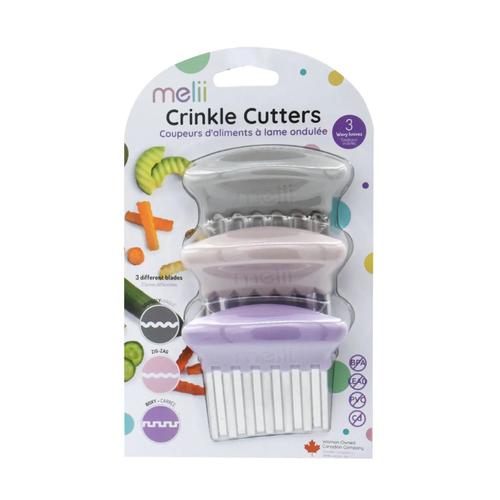 Set 3 cutite pentru gustari Melii, plastic